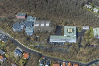 Aerial photo, Realschule Am Schießberg und Geschwister-Scholl-Schule Gesamtschule Auf dem