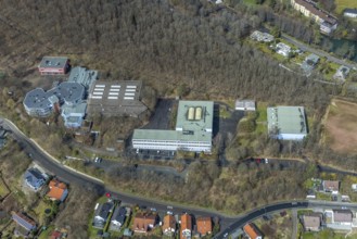 Aerial photo, Realschule Am Schießberg und Geschwister-Scholl-Schule Gesamtschule Auf dem