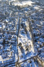Aerial photo, join-in garden, between Brunowall and Grandweg-Ulricher-Straße, Mühlenpättken,