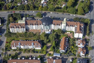 Aerial view, retirement home Haus Curanum am Ochsenkamp in Schwelm, Ruhr area, North