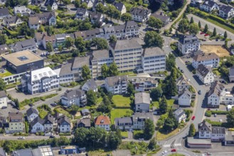 Aerial photo, VHS and Berufskolleg Kurfürst-Heinrich-Straße, Olpe-Stadt, Olpe, Sauerland, North