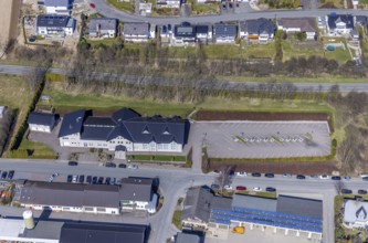 Aerial view, Verein Evangeliumschristen-Baptisten e.V., Zum Hohlen Morgen, Bigge, Olsberg,