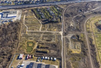 Aerial view, Former racecourse becomes a residential neighbourhood, Project Living by the lake at