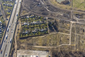 Aerial view, Former racecourse becomes a residential neighbourhood, Project Living by the lake at