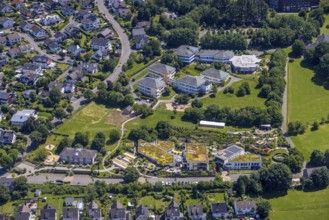 Aerial photo, Balthasar children's and youth hospice, Josefshaus curative home for children and
