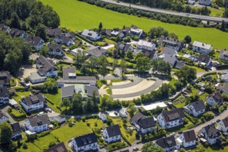 Aerial view, training academy for health care of the Catholic Hospital Association of South