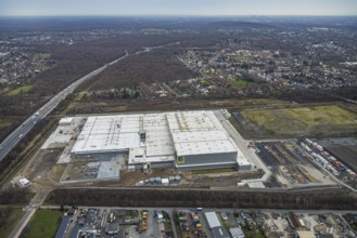 Aerial photo, Edeka central warehouse Oberhausen, Schwarze Heide, Oberhausen, Ruhr area, North