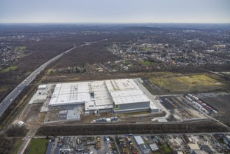 Aerial photo, Edeka central warehouse Oberhausen, Schwarze Heide, Oberhausen, Ruhr area, North