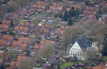 Aerial view, Stemmersberg housing estate, former miners' housing estate, Stemmersberg municipal