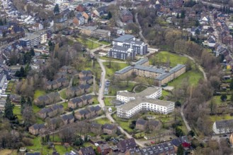 Aerial view, ASO Altenpflegeeinrichtungen, Häuslicher Pflegedienst Der Elly-Heuss-Knapp-Stiftung,