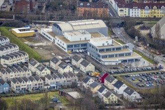 Aerial view, Berufsförderungswerk der Bauindustrie North Rhine-Westphalia - ABZ Oberhausen,