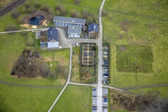 Aerial photo, North Rhine-Westphalia State Office of Nature Conservation Organisations, Haus