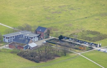Aerial photo, North Rhine-Westphalia State Office of Nature Conservation Organisations, Haus