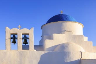 Sunrise serenity over Sifnos Iconic blue domes, Sifnos, Cyclades Islands, Greece
