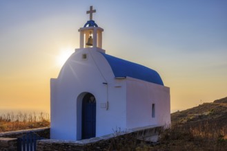 Golden dawn over Serifos. A serene sunrise illuminates the timeless beauty of a Greek Island
