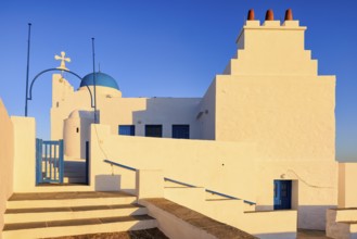 Sunrise at The chapel of Agios Symeon, Sifnos, Cyclades Islands, Greece