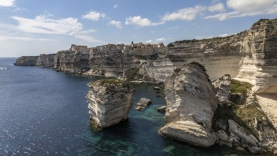 Cliffs near Bonifacio, Bonifacio, Corsica, France