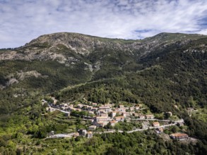 Landscape near Venaco, Corsica, France