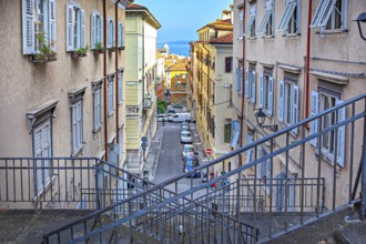 Old town centre of Trieste, Friuli-Venezia Giulia, Italy
