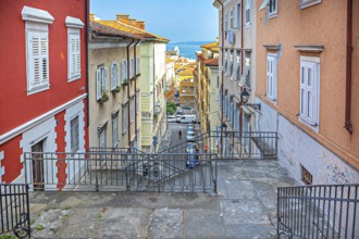Old town centre of Trieste, Friuli-Venezia Giulia, Italy