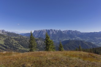 Landscape panorama, Hochkönig, Mountains, Salzburg, Autumn, Tennengebirge