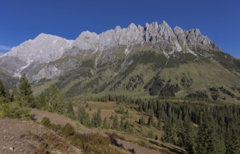 Landscape panorama, Hochkönig, Mountains, Salzburg, Autumnal