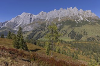 Landscape panorama, Hochkönig, Mountains, Salzburg, Autumnal