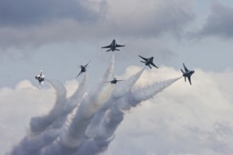 Aviation, USAF fighter jets at an air show, Mirabel, Province of Quebec, Canada