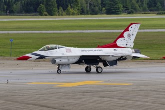 Aviation, USAF fighter jets at an air show, Mirabel, Province of Quebec, Canada