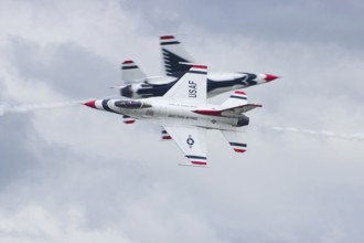 Aviation, USAF fighter jets at an air show, Mirabel, Province of Quebec, Canada