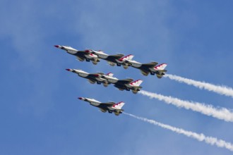 Aviation, USAF fighter jets at an air show, Mirabel, Province of Quebec, Canada