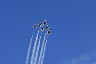 Aviation, USAF fighter jets at an air show, Mirabel, Province of Quebec, Canada