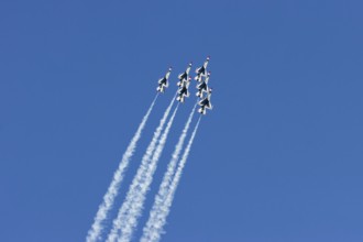 Aviation, USAF fighter jets at an air show, Mirabel, Province of Quebec, Canada