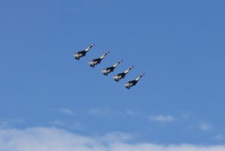 Aviation, USAF fighter jets at an air show, Mirabel, Province of Quebec, Canada