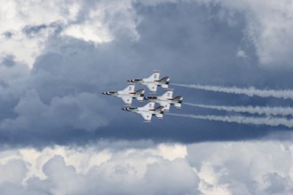 Aviation, USAF fighter jets at an air show, Mirabel, Province of Quebec, Canada