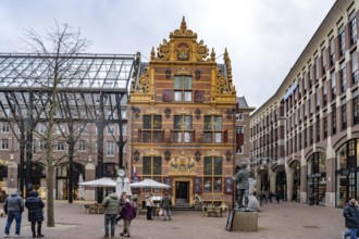 The historic Goudkantoor building in Groningen, Netherlands