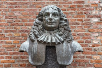 Bust of General Carl von Rabenhaupt in Groningen, Netherlands