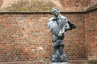 The Hendrik de Vries Monument, artist and poet in Groningen, Netherlands