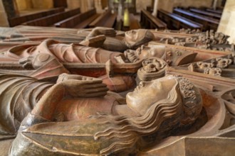 Sarcophagus of St Severus in the Church of St Severus in Erfurt, Thuringia, Germany