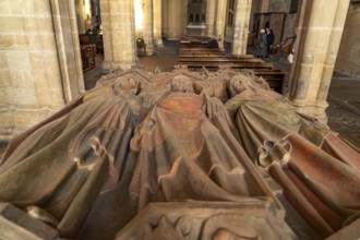 Sarcophagus of St Severus in the Church of St Severus in Erfurt, Thuringia, Germany