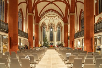 Interior of St John's Church in Göttingen, Lower Saxony, Germany