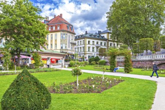 Balthasar Neumann Promenade in Bad Kissingen, Bavaria, Germany