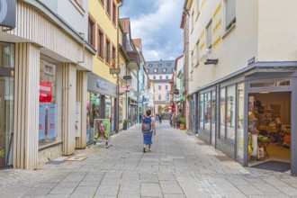 Grabengasse in Bad Kissingen, Bavaria, Germany