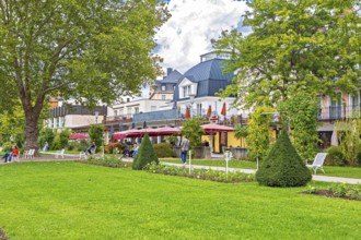 Balthasar Neumann Promenade in Bad Kissingen, Bavaria, Germany