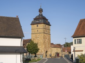Alte Darre, town tower, old town, Bad Staffelstein, Upper Franconia, Franconia, Bavaria, Germany