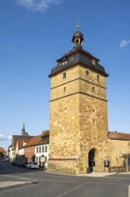 Alte Darre, town tower, old town, Bad Staffelstein, Upper Franconia, Franconia, Bavaria, Germany