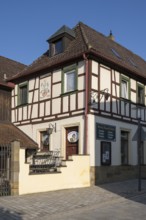 Doll museum, half-timbered house, Bad Staffelstein, Upper Franconia, Franconia, Bavaria, Germany