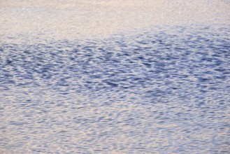 Light reflections on the wavy water surface, Lake Möhne, Möhne Dam, North Rhine-Westphalia, Germany