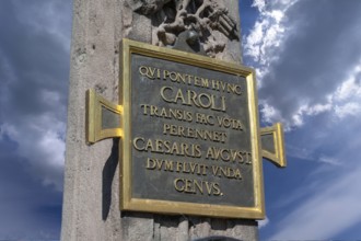 Plaque of thanks to Charles VI from the people and council of the city of Nuremberg, Charles