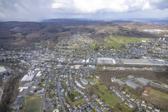 Downtown Kölner Straße, Salchendorf, Neunkirchen, Siegerland, North Rhine-Westphalia, Germany,